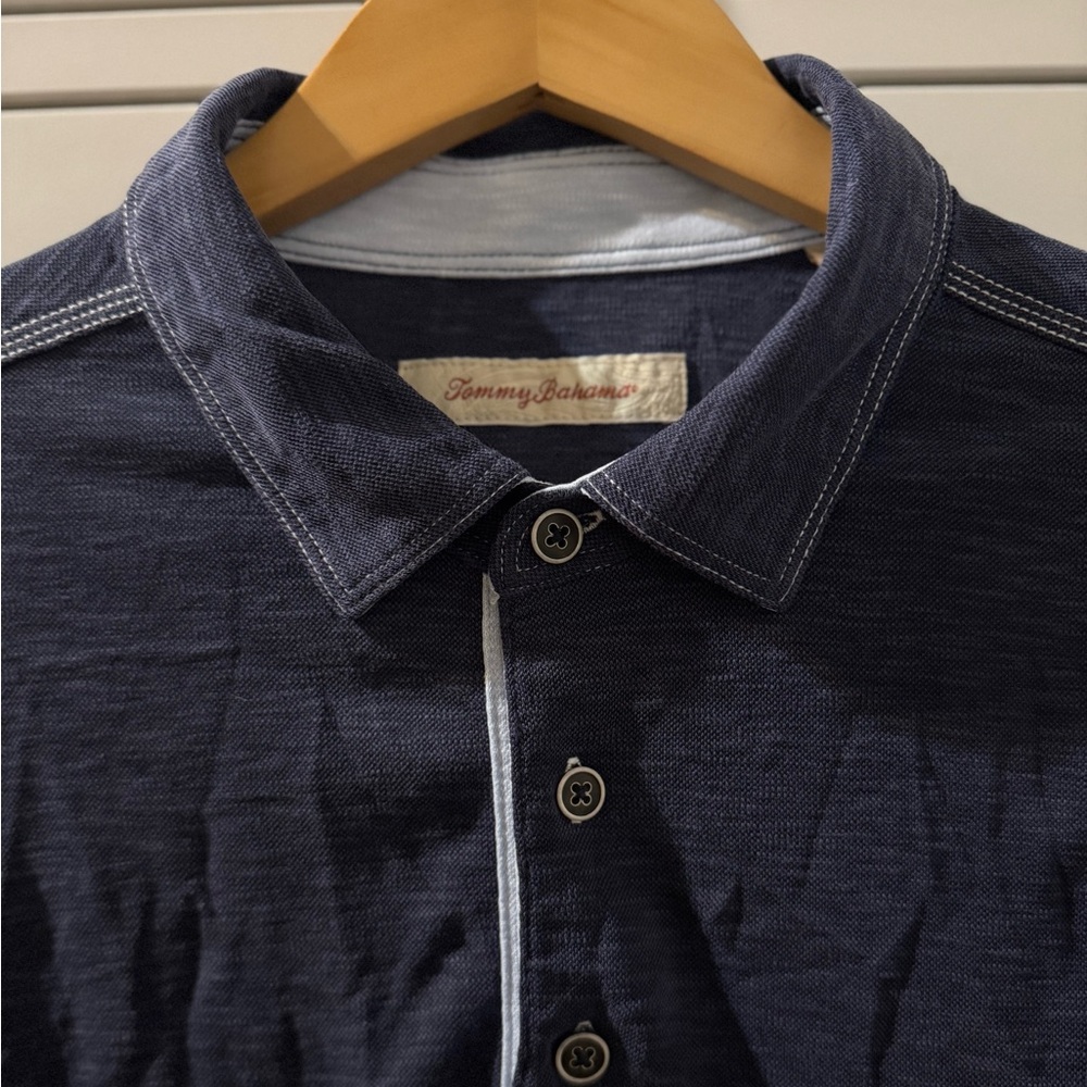 Tommy Bahama - Blue Collared Polo Shirt